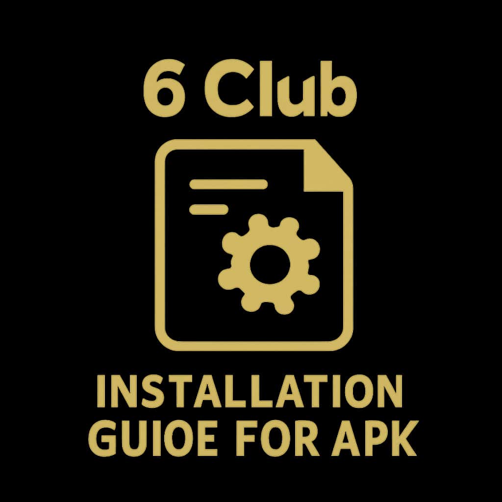 Icon representation of the 6 Club Installation Guide.