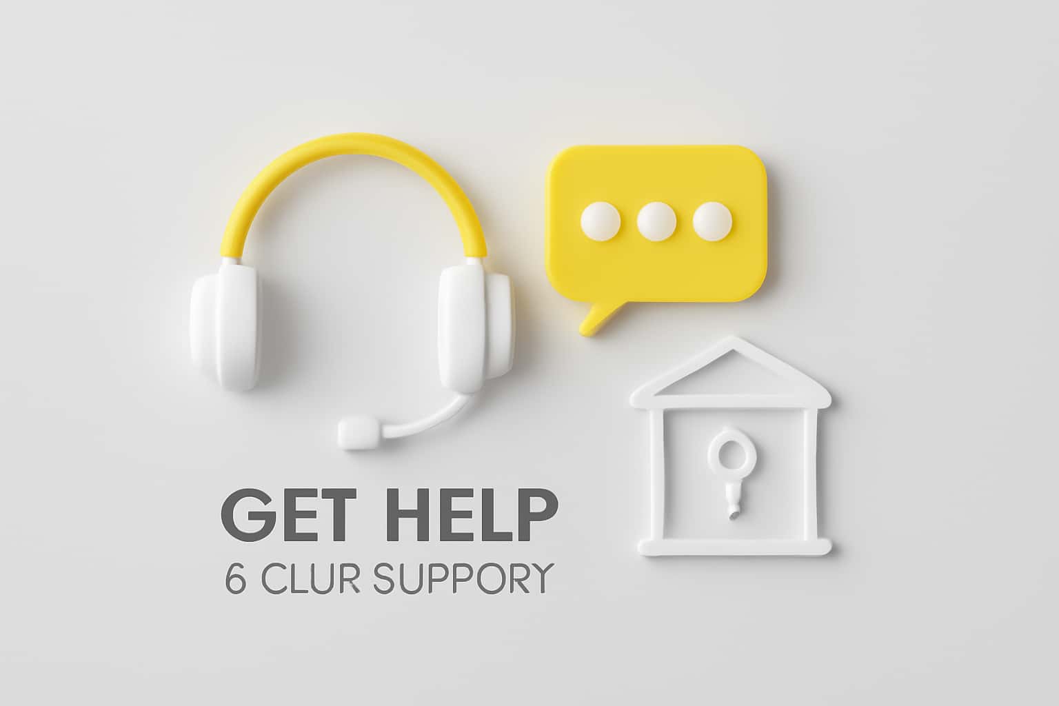 Get Help - 6 Club Support Interface