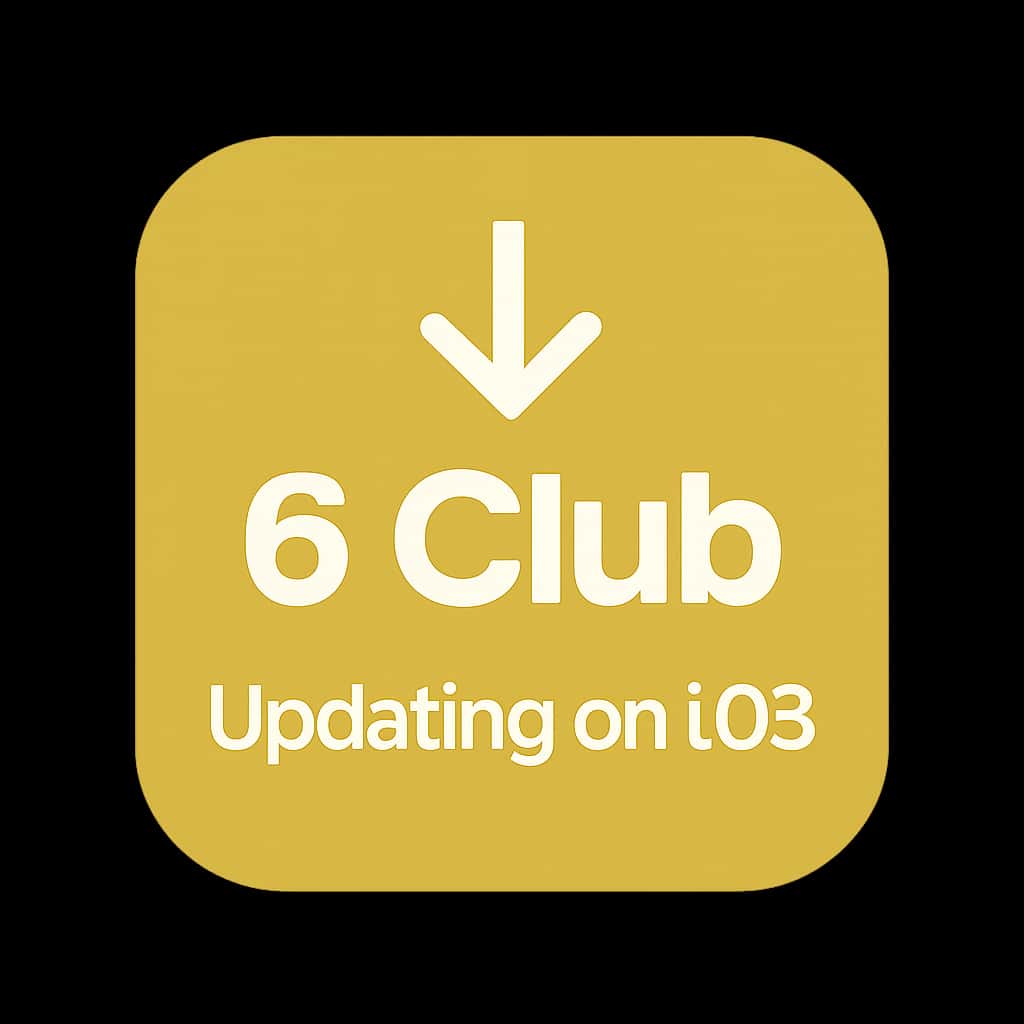 Icon depicting the 6 Club app.